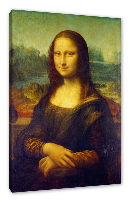 Pixxprint Leonardo da Vinci - Mona Lisa , Leinwandbild