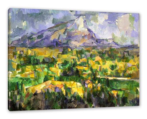 Paul Cézanne - Mont Sainte-Victoire  Leinwanbild Rechteckig