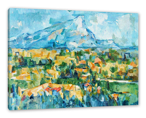 Paul Cézanne - Berg Sainte-Victoire  Leinwanbild Rechteckig