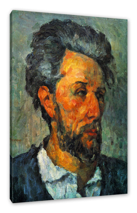 Pixxprint Paul Cézanne - Portrait of Victor Chocquet , Leinwandbild