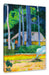 Paul Gauguin - CABANE SOUS LES ARBRES Leinwanbild Rechteckig