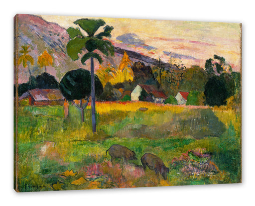 Paul Gauguin - Haere Mai  Leinwanbild Rechteckig