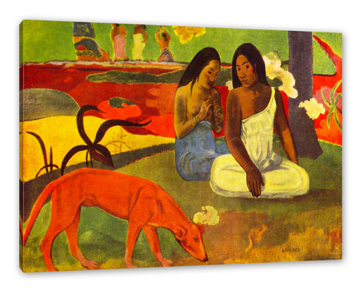 Paul Gauguin - Arearea  Leinwanbild Rechteckig
