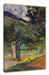 Paul Gauguin - Tahitische Landschaft  Leinwanbild Rechteckig