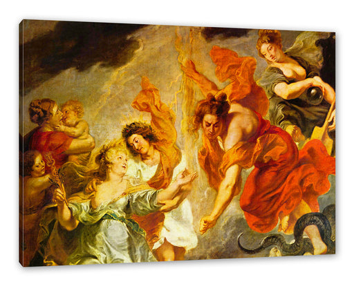 Peter Paul Rubens - Gemäldezyklus für Maria de' Medici Leinwanbild Rechteckig