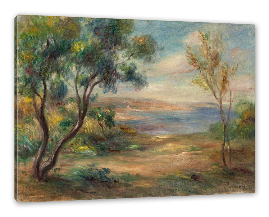 Pixxprint Pierre-Auguste Renoir - Bords de mer, Leinwandbild