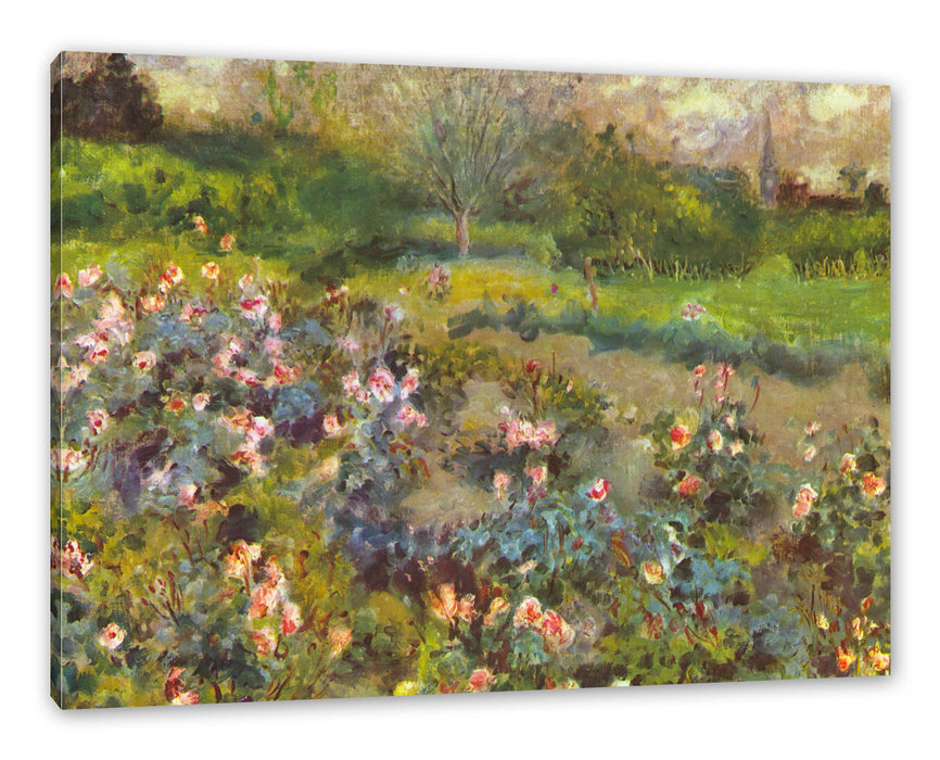 Pixxprint Pierre-Auguste Renoir - Rosenhain , Leinwandbild