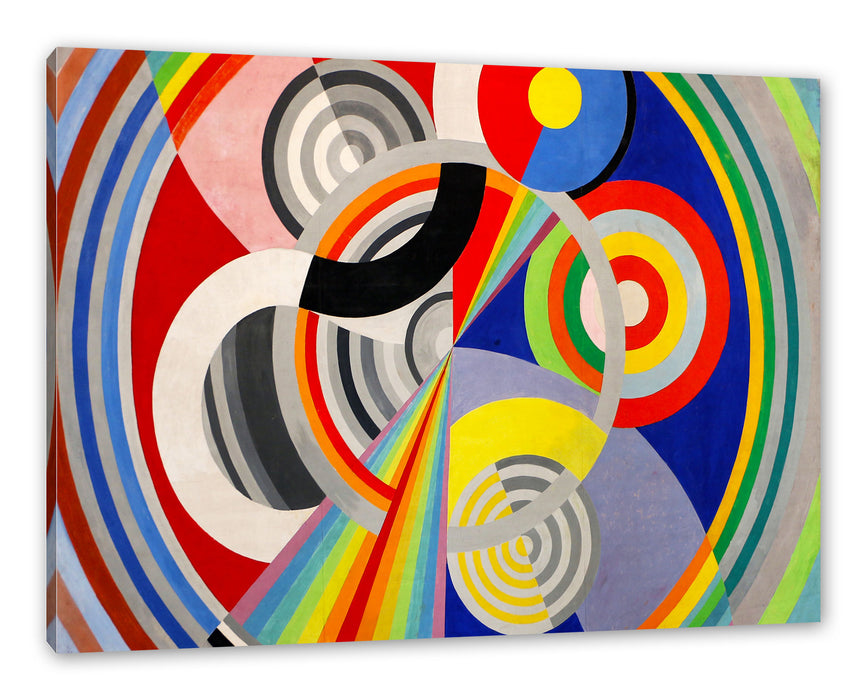 Pixxprint Robert Delaunay - Rhythmus, Leinwandbild