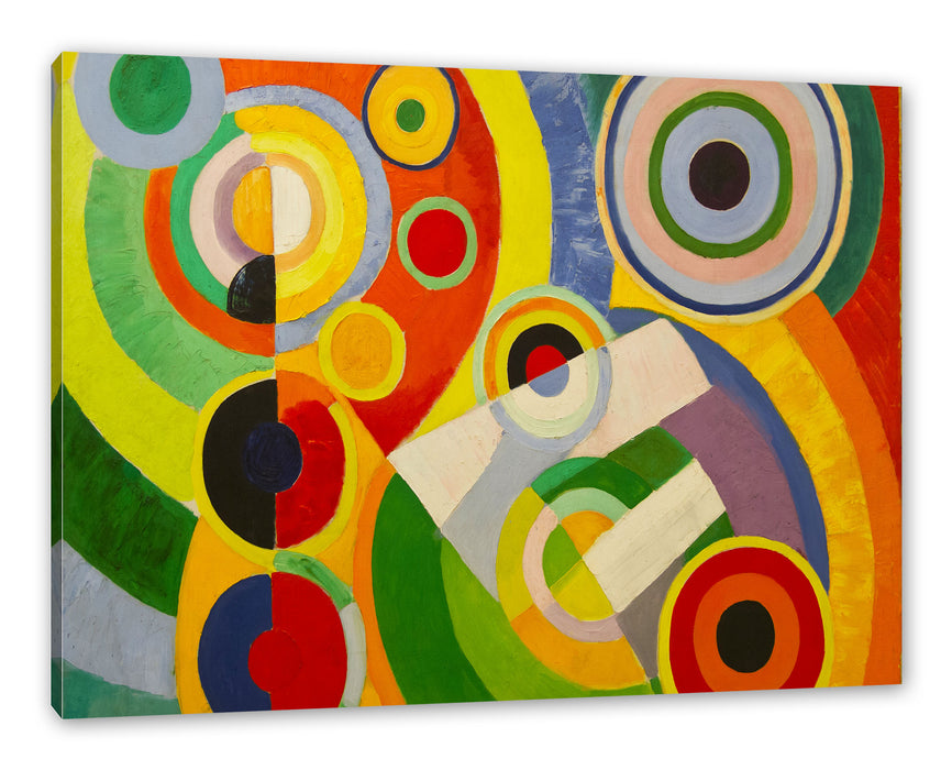 Pixxprint Robert Delaunay - Rythmus Freude am Leben, Leinwandbild