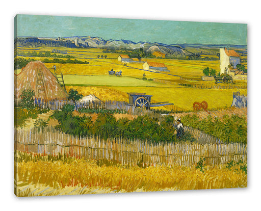 Vincent Van Gogh - Die Ernte  Leinwanbild Rechteckig