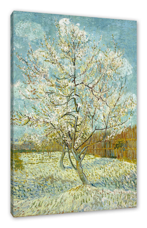 Vincent Van Gogh - Der pinke Pfirsischbaum  Leinwanbild Rechteckig