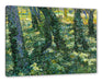 Vincent Van Gogh - Unterholz  Leinwanbild Rechteckig