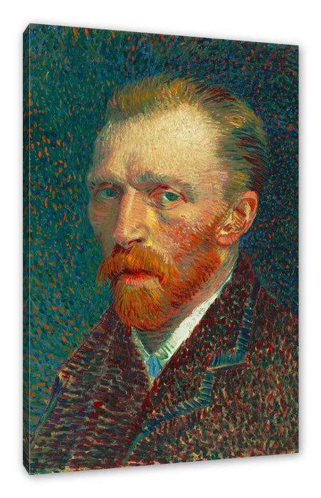 Pixxprint Vincent Van Gogh - Selbstbildnis , Leinwandbild