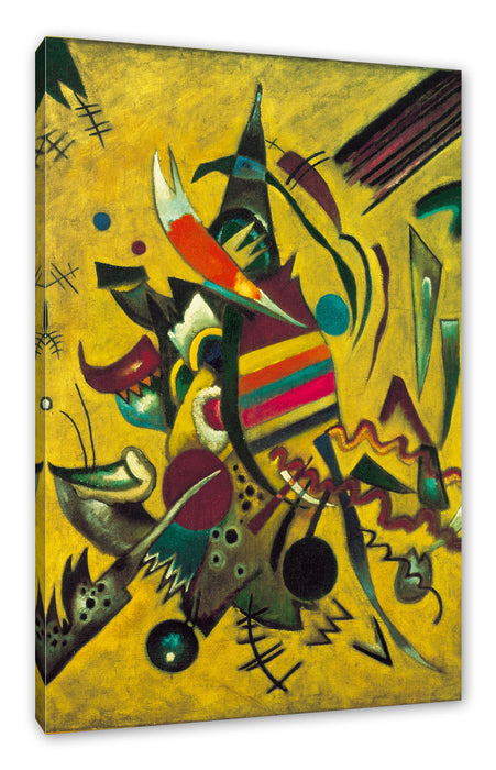 Pixxprint Wassily Kandinsky - Punkte , Leinwandbild