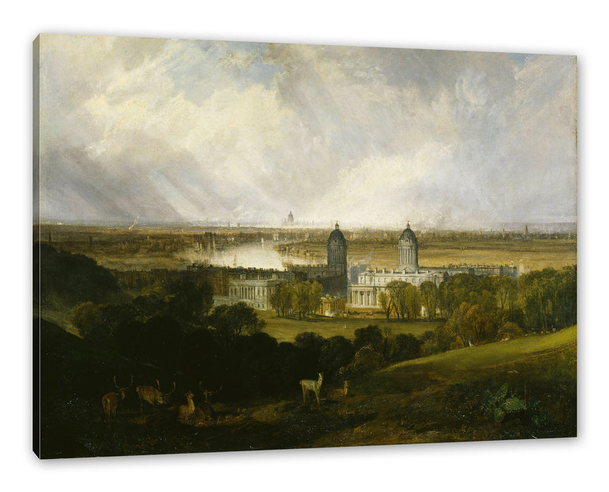 William Turner - London from Greenwhich Park  Leinwanbild Rechteckig