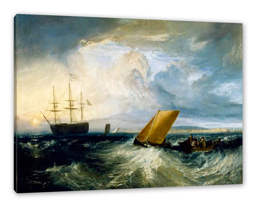 Pixxprint William Turner - Sheerness as seen from the Nore, Leinwandbild