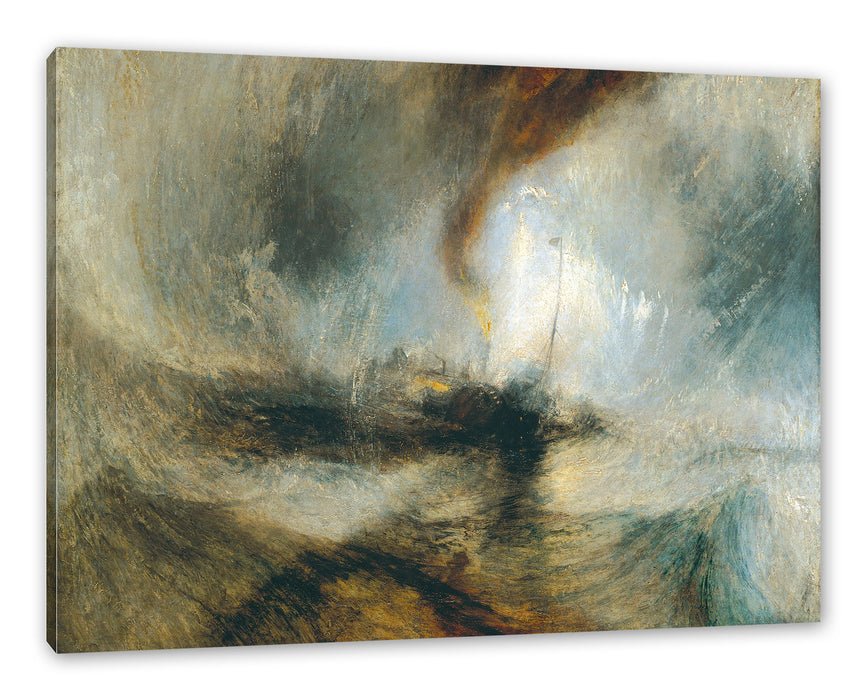 Pixxprint William Turner - Snow Storm Steam-Boat off a Harbour's, Leinwandbild