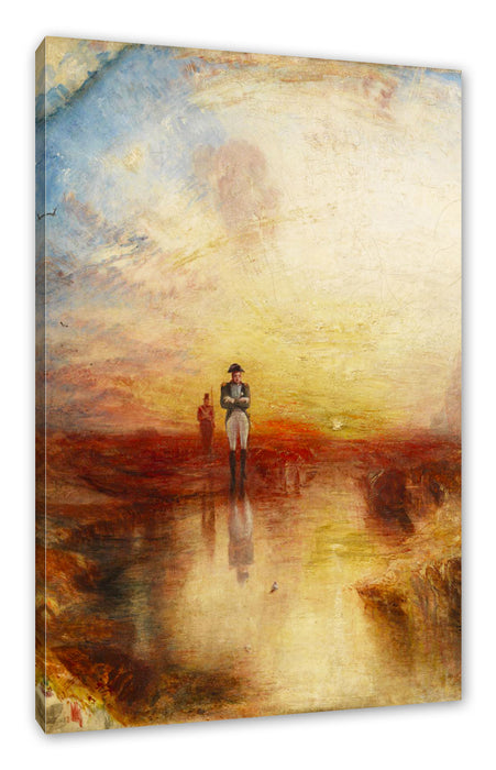 Pixxprint William Turner - War The Exile and the Rock Limpet, Leinwandbild