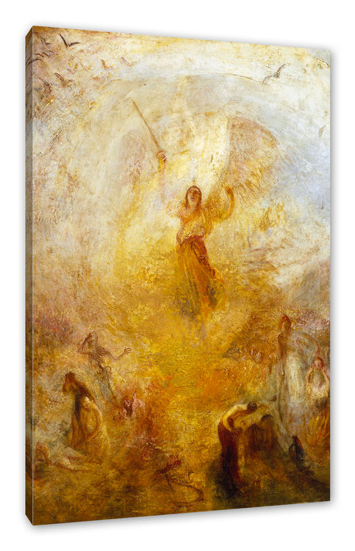 William Turner - The Angel Standing in the Sun Leinwanbild Rechteckig