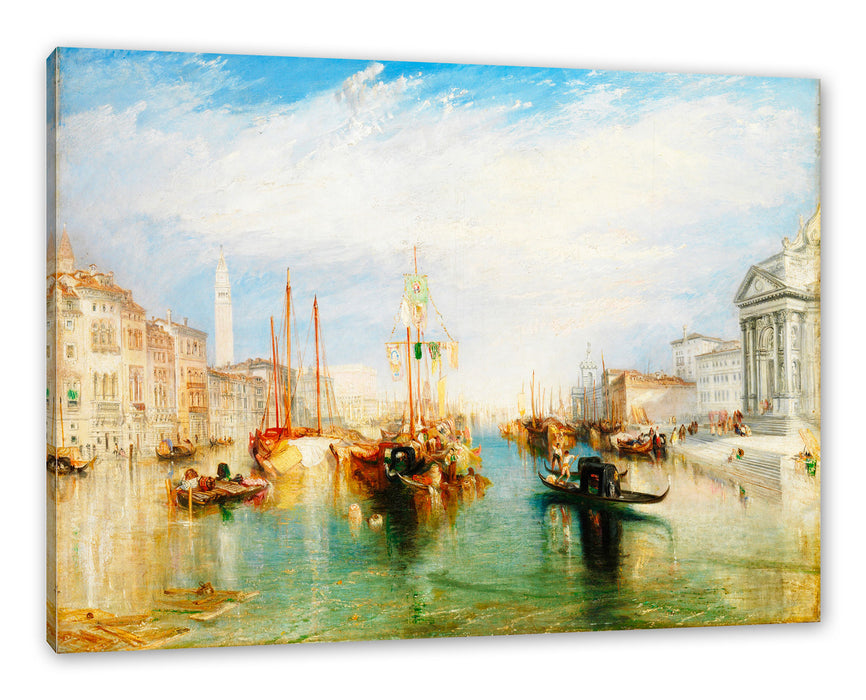 Pixxprint William Turner - Venice from the Porch of Madonna dell, Leinwandbild