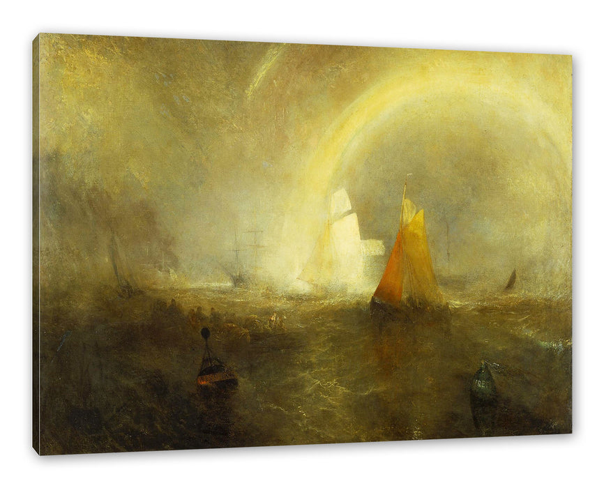 Pixxprint William Turner - The Wreck Buoy, Leinwandbild