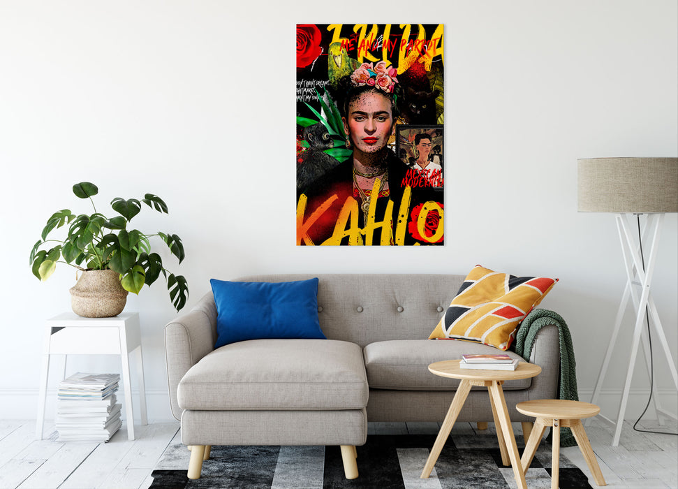 Pop Art  - Frida, Leinwandbild