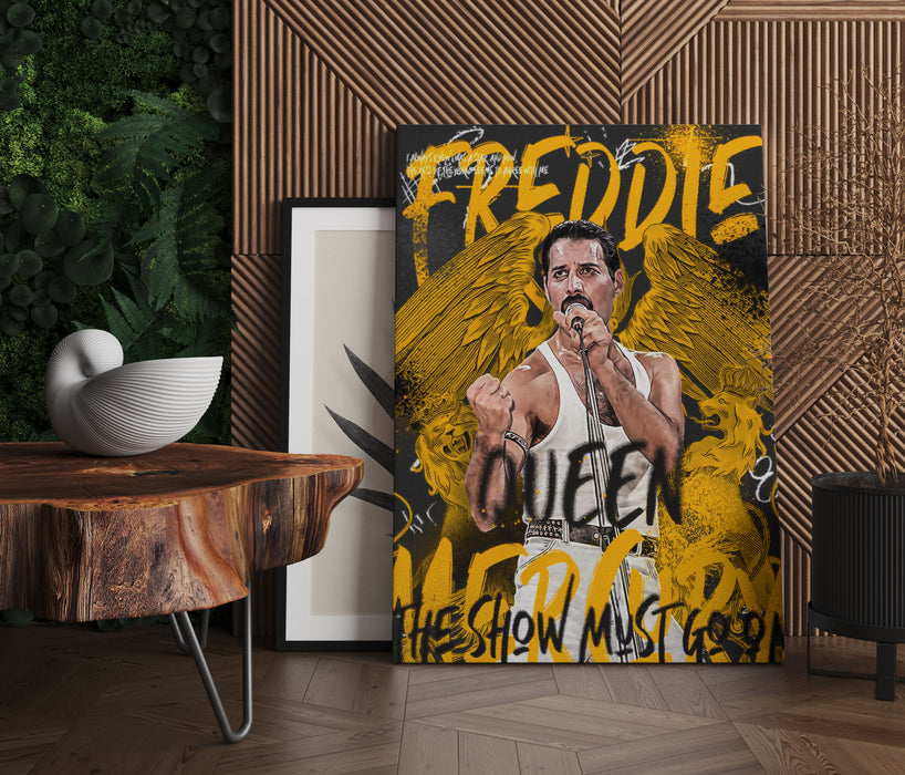 Pop Art  - Freddie, Leinwandbild