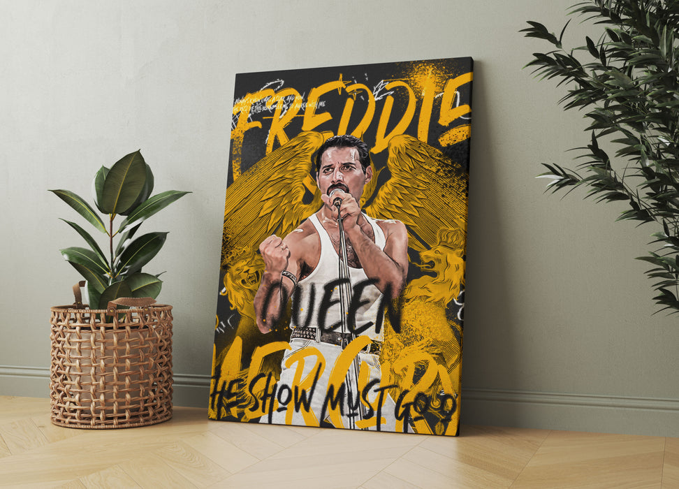 Pop Art  - Freddie, Leinwandbild