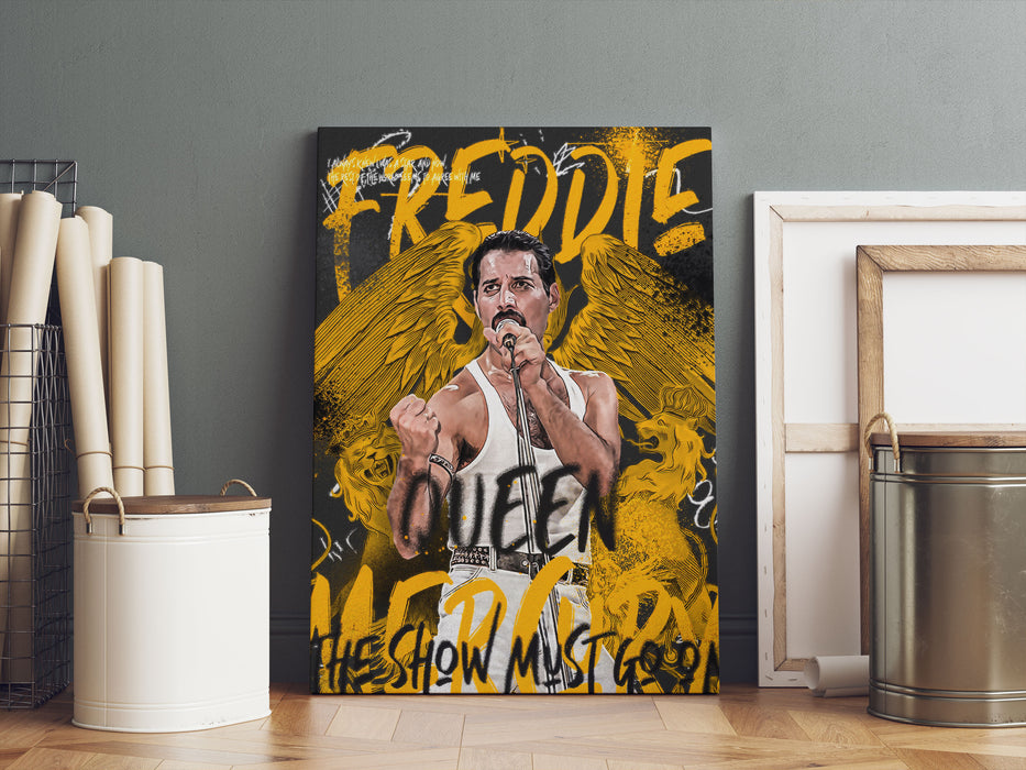 Pop Art  - Freddie, Leinwandbild