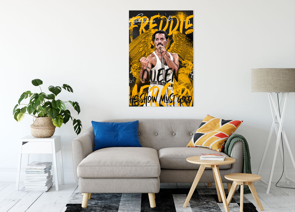 Pop Art  - Freddie, Leinwandbild