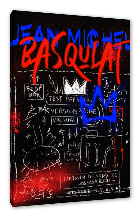 Pixxprint Pop Art - Jean Scribble I, Leinwandbild