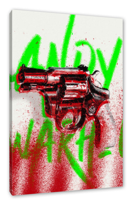 Pixxprint Pop Art - Andy Waffe, Leinwandbild