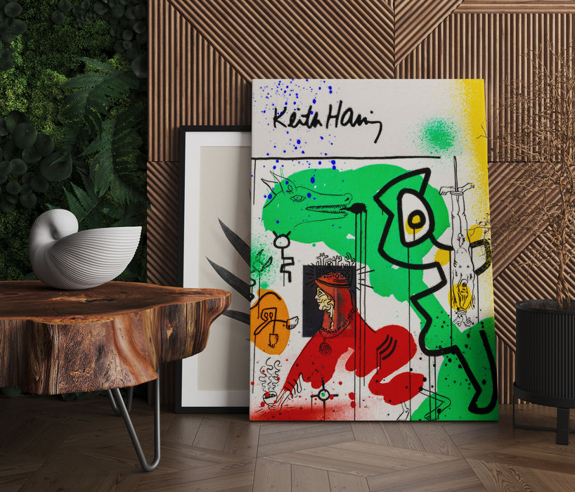 Pop Art  - Keith Scribble Art I, Leinwandbild