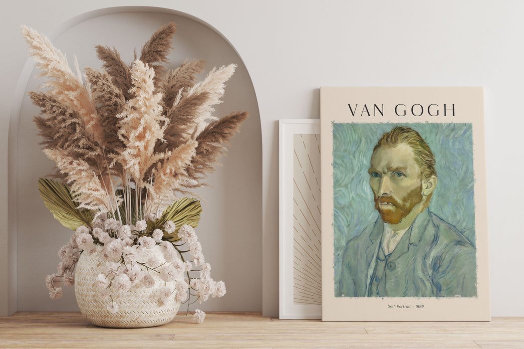 Art Portrait  - Van Gogh - Selbstportrait I, Leinwandbild