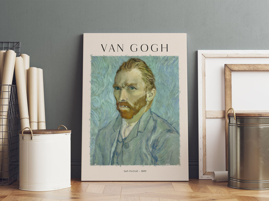 Art Portrait  - Van Gogh - Selbstportrait I, Leinwandbild