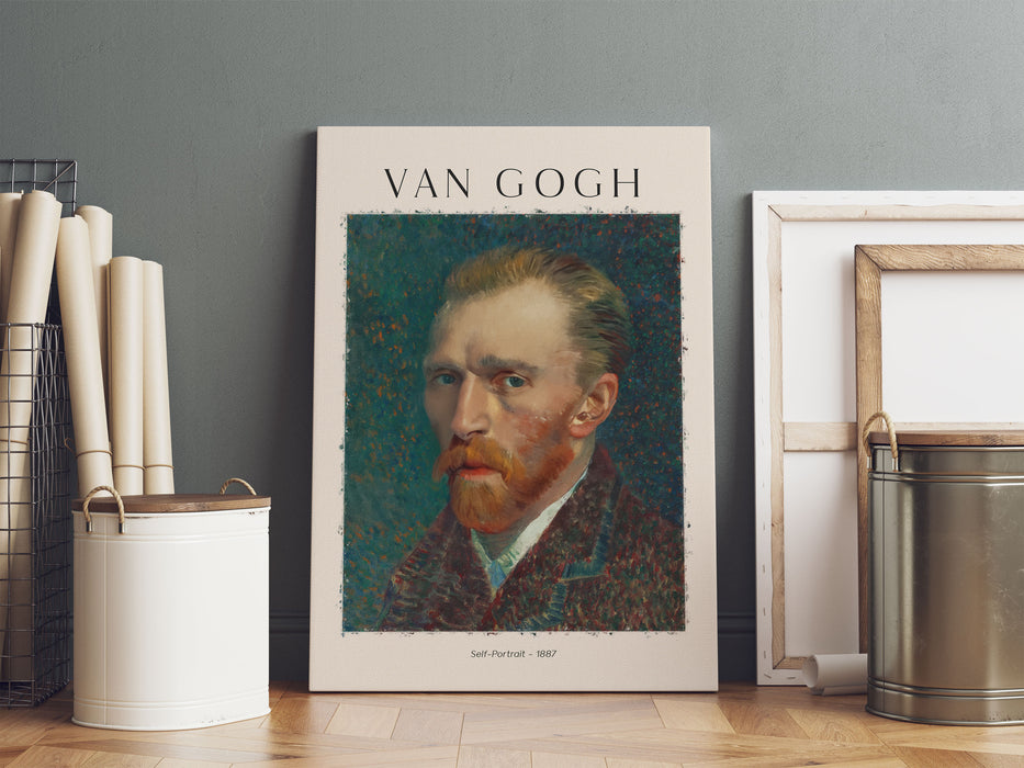 Art Portrait  - Van Gogh - Selbstportrait II, Leinwandbild