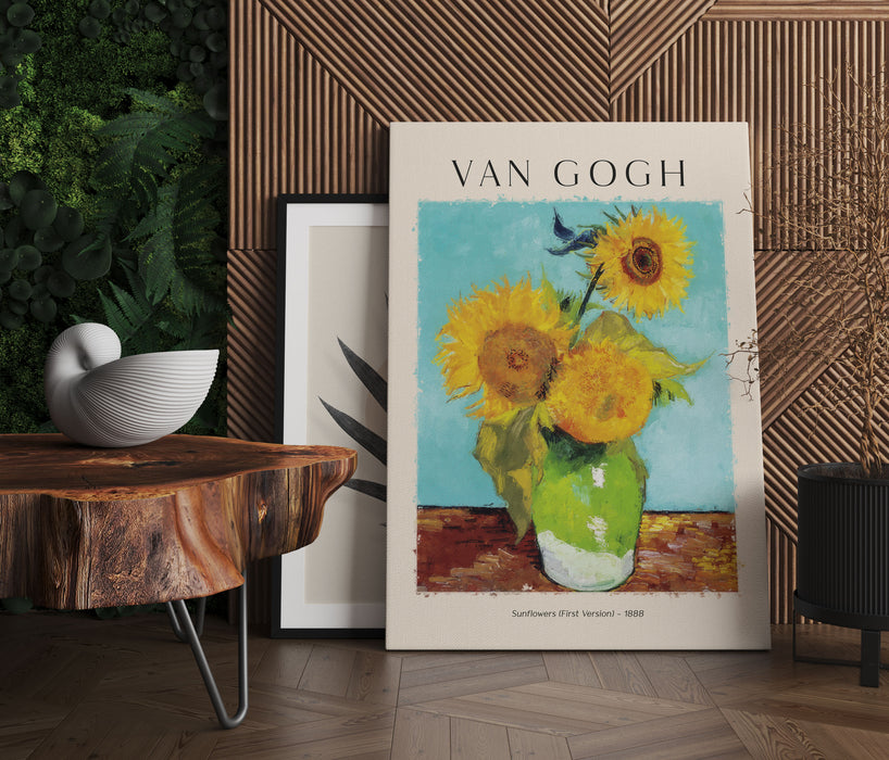 Art Portrait  - Van Gogh - Sonnenblumen, Leinwandbild