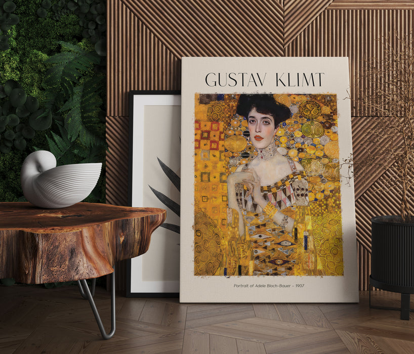 Art Portrait  - Gustav Klimt - Adele Boch-Bauer, Leinwandbild