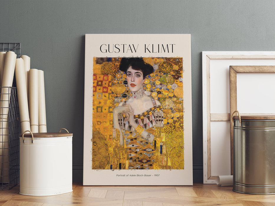 Art Portrait  - Gustav Klimt - Adele Boch-Bauer, Leinwandbild