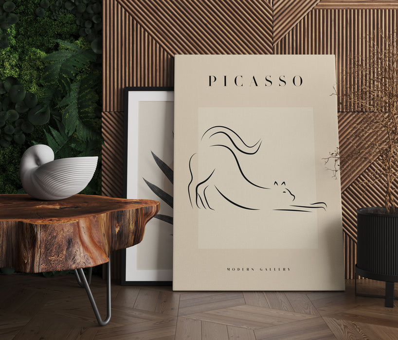 Picasso Art Collection  - Katze, Leinwandbild