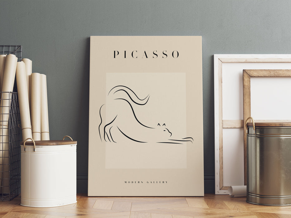 Picasso Art Collection  - Katze, Leinwandbild