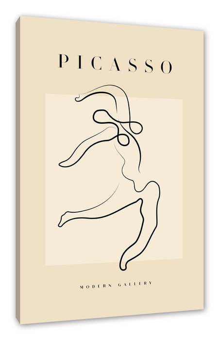 Pixxprint Picasso Art Collection - Frau, Leinwandbild