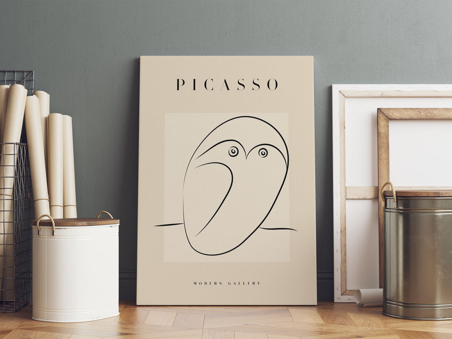 Picasso Art Collection  - Die Eule, Leinwandbild