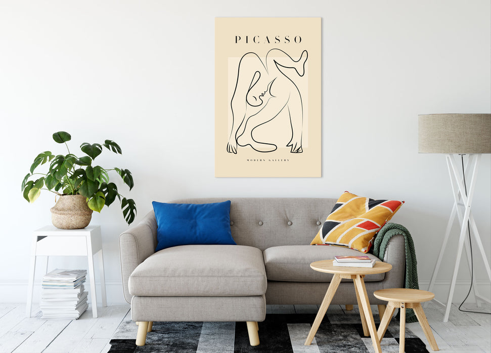 Picasso Art Collection  - Der Akrobat, Leinwandbild