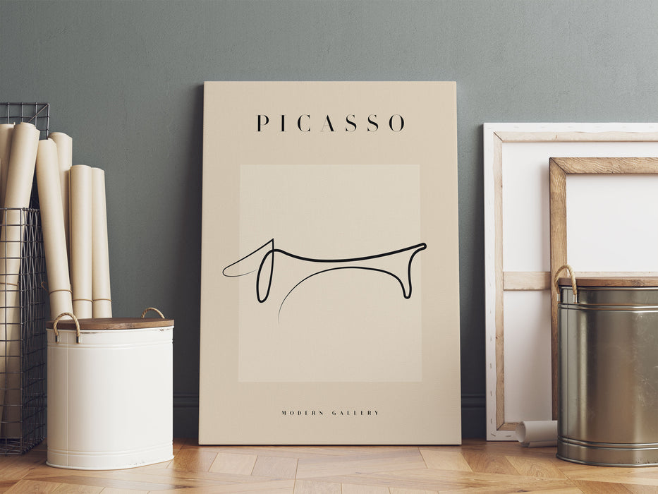 Picasso Art Collection  - Der Hund, Leinwandbild