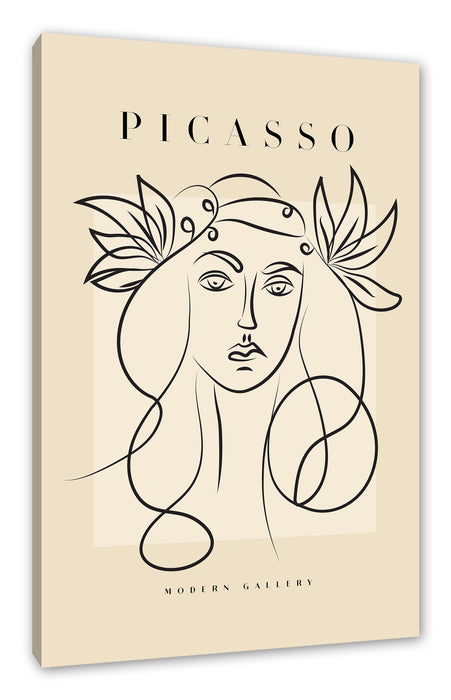 Pixxprint Picasso Art Collection - Gesicht II, Leinwandbild