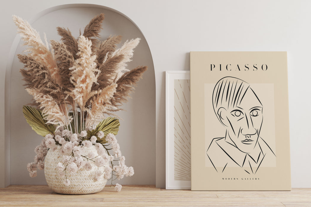 Picasso Art Collection  - Mann I, Leinwandbild