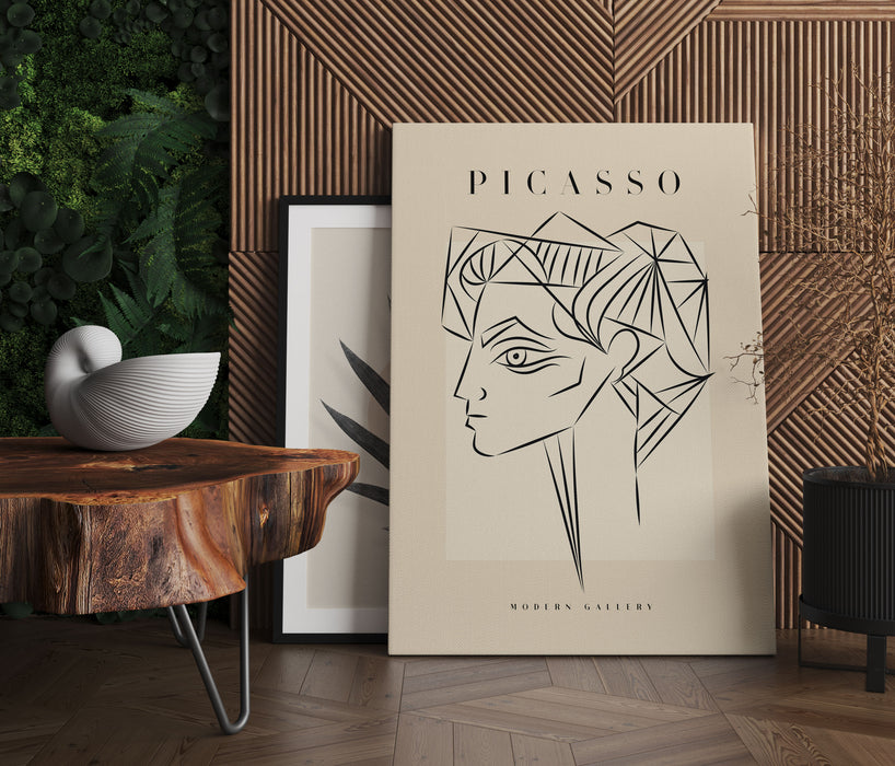 Picasso Art Collection  - Kopf, Leinwandbild