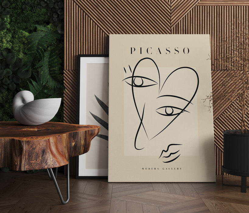 Picasso Art Collection  - Augen, Leinwandbild