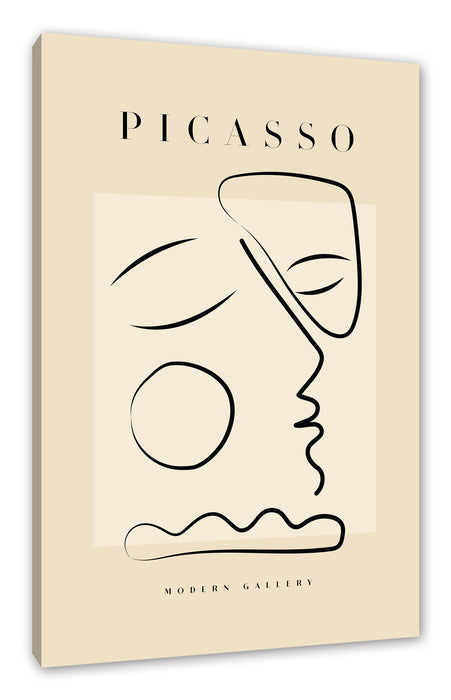 Pixxprint Picasso Art Collection - Gesicht III, Leinwandbild